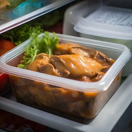 冷冻保存鸡肉卤水