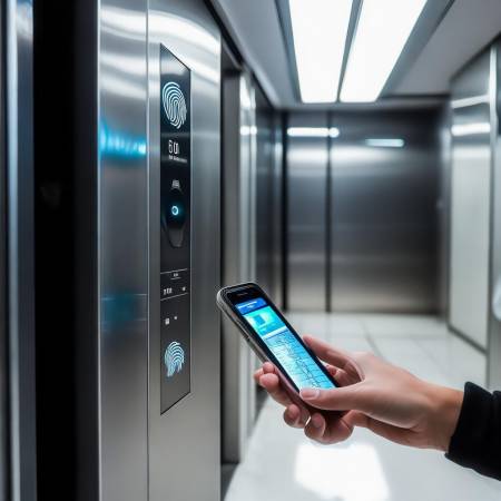 智能家居新选择：电梯指纹锁NFC，安全便捷一步到位