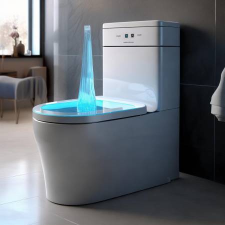 智能马桶盖水预留功能，告别马桶用水困扰