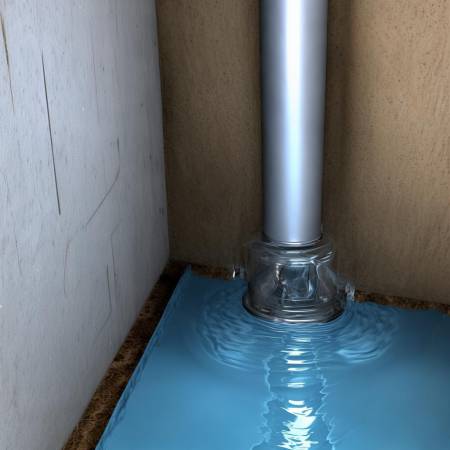 排水口设低点防积水