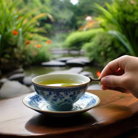 绿茶解渴消暑