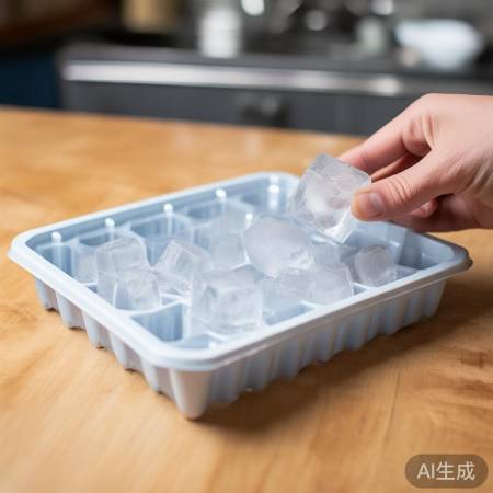 冰块轻松脱盒小窍门