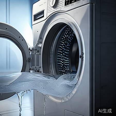 “洗衣机内避免积水”
