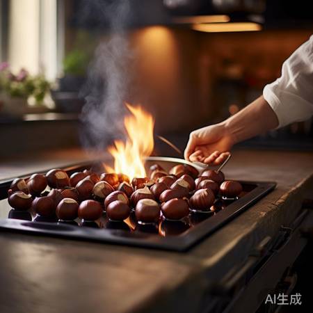 “集成灶烤板栗香软易操作”