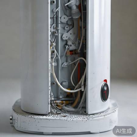 热水器后盖拆解