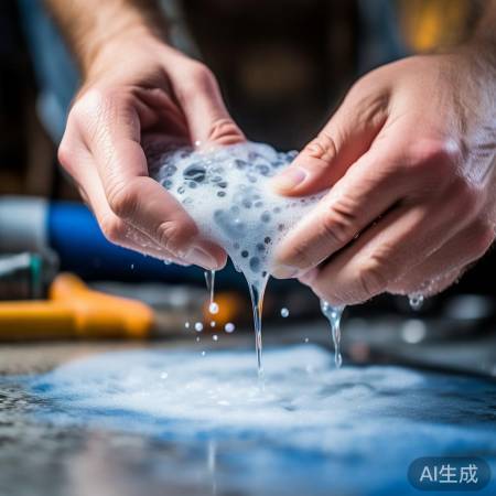 涂肥皂水易安装密封
