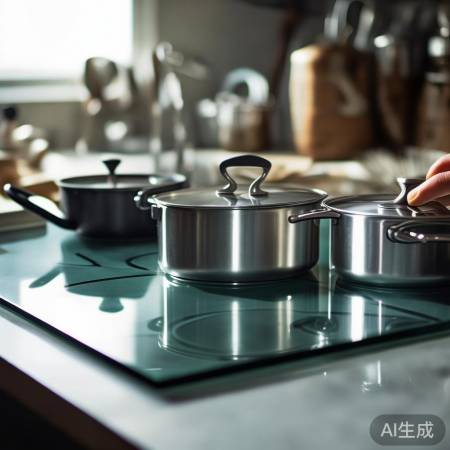 玻璃灶头：易清洗易碎