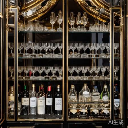 酒柜杯架摆放有讲究