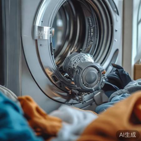 “揭秘滚筒洗衣机电机抽水”