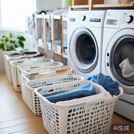 洗衣分类,整齐高效