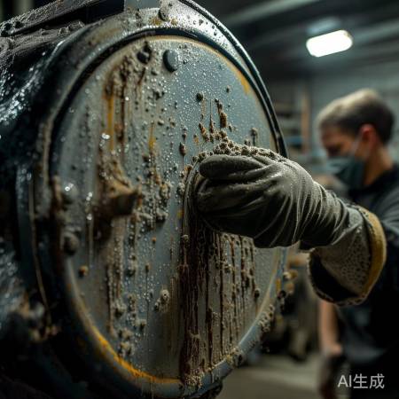 清洁引风机，擦净油渍灰尘