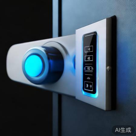智能锁具新潮流：高端保险柜把手创新设计亮相