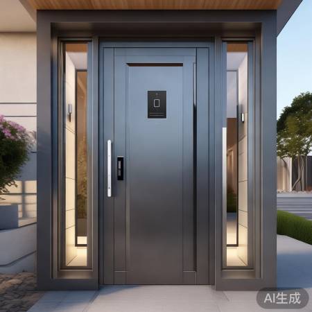 指纹监控新型防盗门