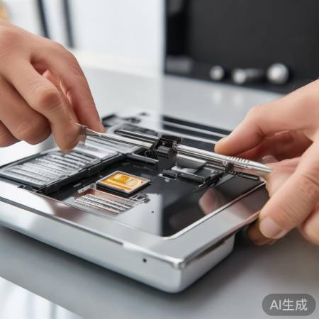 拆旧电池:螺丝/卡扣拆卸