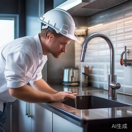 专业师傅安装，靠近水源。