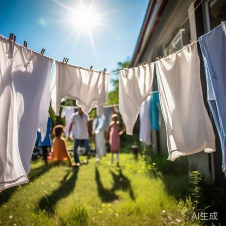 空调旁晾衣，省时省电