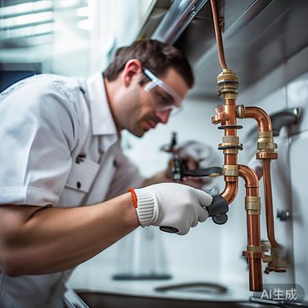 管道连接,缠紧防漏