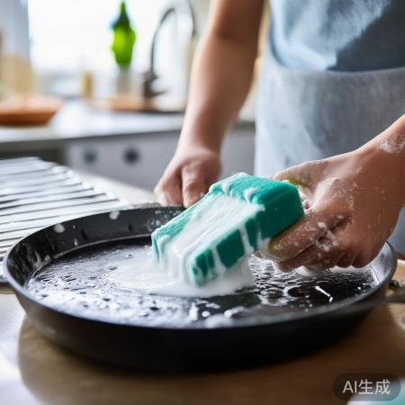 洗洁精抹布去油垢