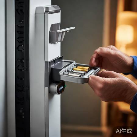 检查电池，安全更换