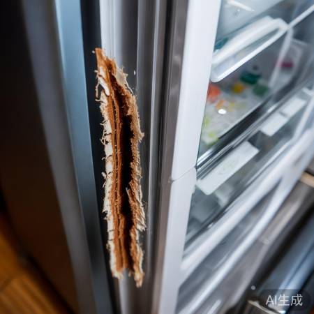 冰箱门封条检查