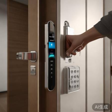 指纹锁,备用开锁佳