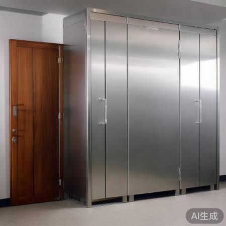 不锈钢柜体或防盗门,视需求而定