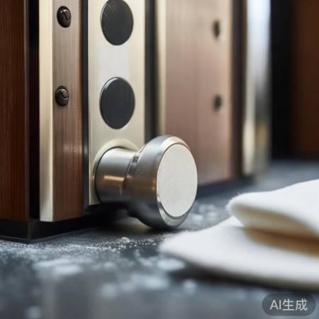 指纹锁清洁保养，避免故障。