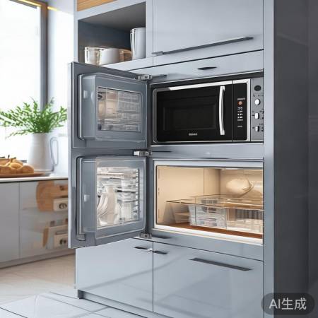 微波炉消毒柜：三合一设计，轻松解决厨房卫生难题