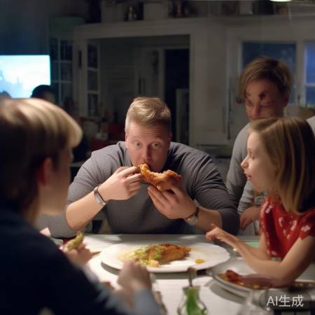 吃鸡腿易分心,注意礼仪