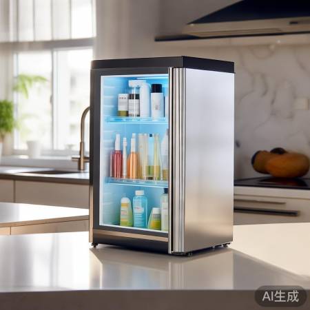 海尔迷你小冰箱：化妆品专用冷藏，轻松储存护肤品