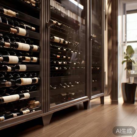 酒柜高度适宜，轻松取酒赏瓶