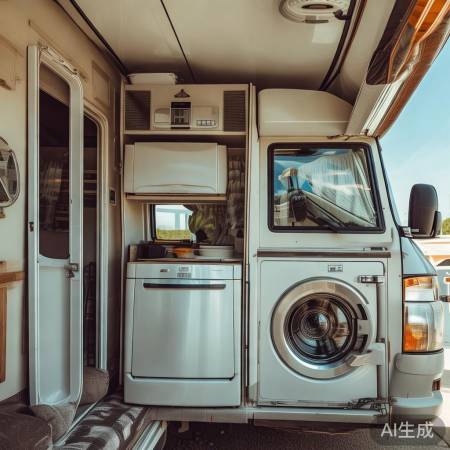 房车生活必备：改装洗衣机与冰箱，提升旅途舒适度