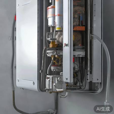 壁挂炉电磁阀故障，红灯报警