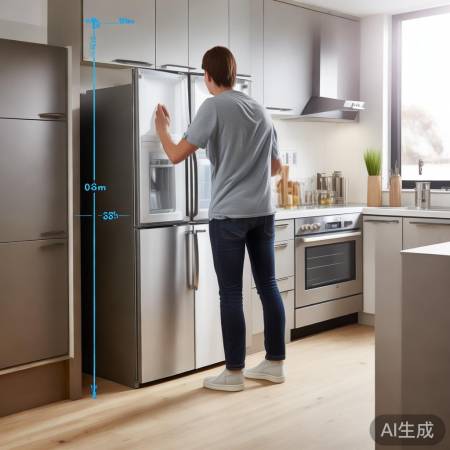 冰箱门高适宜手臂长度