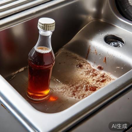 可乐腐蚀洗衣机金属