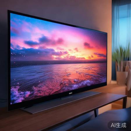 美的50寸电视：高清大屏，家庭观影新选择