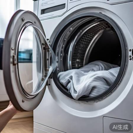 滚筒洗衣机缝隙卡链快速解决法