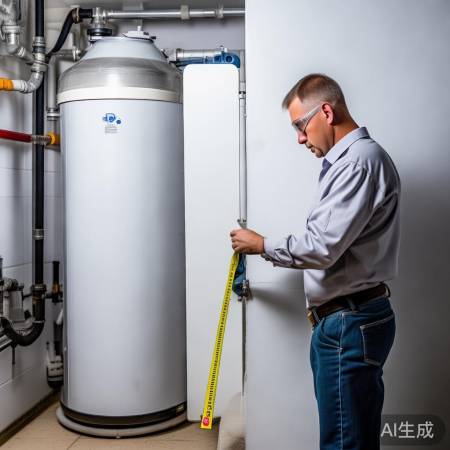 测量热水器尺寸，定柜体尺寸