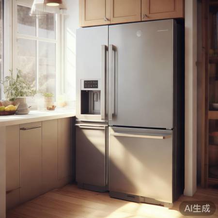 厨房布局新风尚：冰箱餐桌巧搭配，提升生活品质
