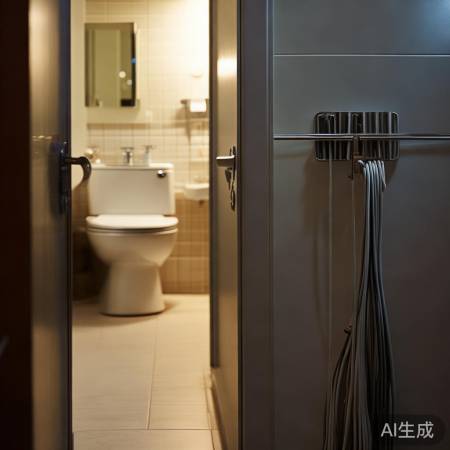 卫生间拉线让空间整洁