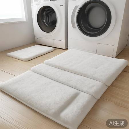 洗衣机地垫选略大尺寸
