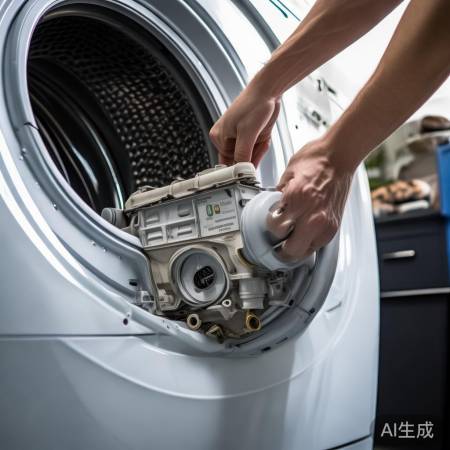 检查洗衣机排水泵