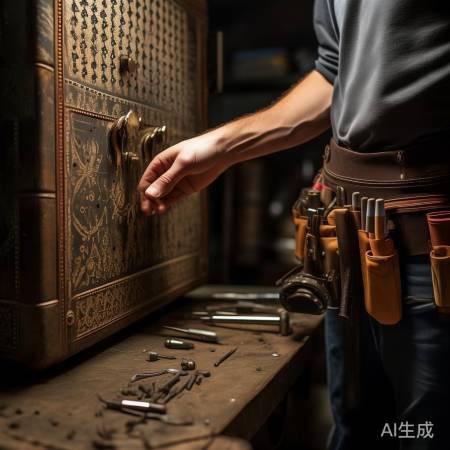 老保险柜开锁套装