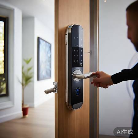 安装智能锁步骤二