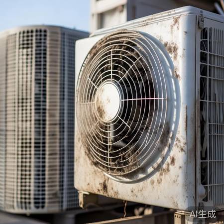 空调外机风扇右侧保养与清洁技巧