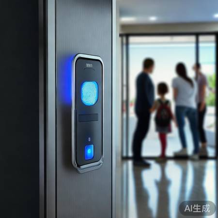 指纹锁:安全高科技锁