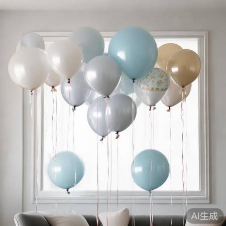 气球搭配宜与家居风格协调