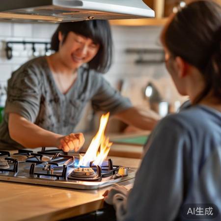 荣事达燃气灶：火力足，易清洁