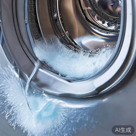 清水冲洗，洗衣机焕新