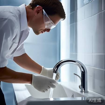 检查混水阀安装牢固